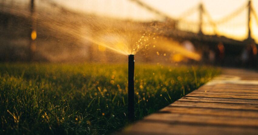 Automata öntözőrendszer tervezés a kertépítés profival